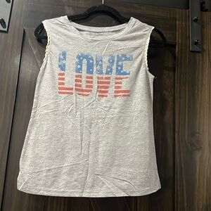 Patriotic soft tank top
